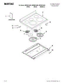 Cooktop Parts parts for Kenmore Vacuum 61572 from AppliancePartsPros.com