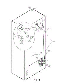 Value And Water Tube Parts parts for Kenmore Refrigerator 795.74029410 (79574029410, 795 74029410) from AppliancePartsPros.com