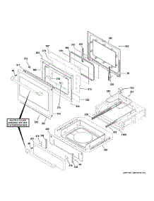 Door & Drawer Parts parts for Ge Range C2S900P3M1D1 from AppliancePartsPros.com