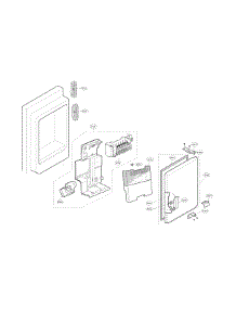 Ice Maker And Ice Bank Parts parts for Kenmore Refrigerator 795.74024410 (79574024410, 795 74024410) from AppliancePartsPros.com