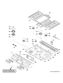 Control Panel & Cooktop parts for Ge Range C2S950P4M1W2 from AppliancePartsPros.com