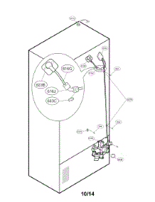 Value And Water Tube Parts parts for Kenmore Refrigerator 795.74023410 (79574023410, 795 74023410) from AppliancePartsPros.com
