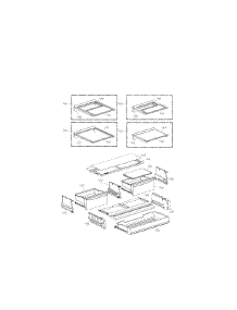 Refrigerator Parts parts for Kenmore Refrigerator 795.74043410 (79574043410, 795 74043410) from AppliancePartsPros.com