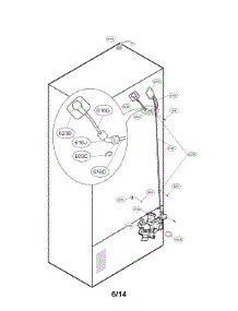 Water And Tube Parts parts for Kenmore Refrigerator 795.72063315 (79572063315, 795 72063315) from AppliancePartsPros.com