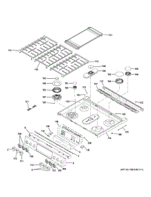 Control Panel & Cooktop parts for Ge Range PGS960EEL2ES from AppliancePartsPros.com