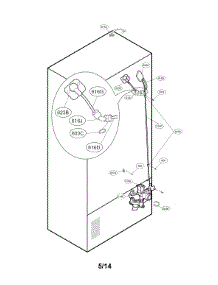 Valve And Water Parts parts for Kenmore Refrigerator 795.72353312 (79572353312, 795 72353312) from AppliancePartsPros.com