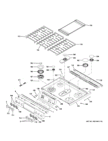 Control Panel & Cooktop parts for Ge Range PGS930BEL2TS from AppliancePartsPros.com