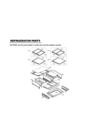 Refrigerator Parts parts for Kenmore Refrigerator 795.72093312 (79572093312, 795 72093312) from AppliancePartsPros.com