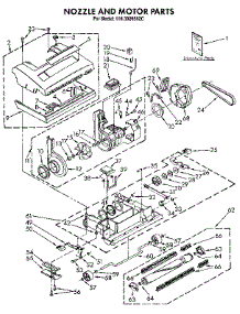 Nozzle And Motor Assembly parts for Kenmore Vacuum 116.3926582C (1163926582C, 116 3926582C) from AppliancePartsPros.com