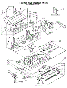 Nozzle And Motor parts for Kenmore Vacuum 116.3916582 (1163916582, 116 3916582) from AppliancePartsPros.com