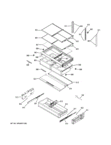 Fresh Food Shelves parts for Ge Refrigerator ZWE23ESHKSS from AppliancePartsPros.com