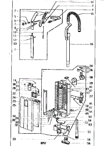 Filter Bag Housing And Handle parts for Kenmore Vacuum 119.31015790 (11931015790, 119 31015790) from AppliancePartsPros.com
