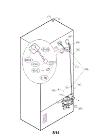 Valve And Water Parts parts for Kenmore Refrigerator 795.72063113 (79572063113, 795 72063113) from AppliancePartsPros.com