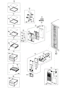 Freezer parts for Kenmore Refrigerator 401.41003011 (40141003011, 401 41003011) from AppliancePartsPros.com