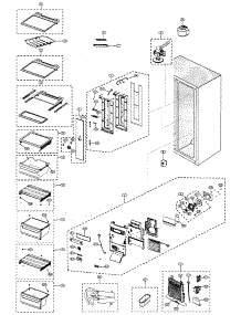 Fridge parts for Kenmore Refrigerator 401.41003011 (40141003011, 401 41003011) from AppliancePartsPros.com