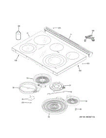 Cooktop parts for Ge Range PS960FL3DS from AppliancePartsPros.com