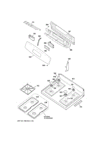 Control Panel & Cooktop parts for Ge Range JGBS60GEK4SA from AppliancePartsPros.com