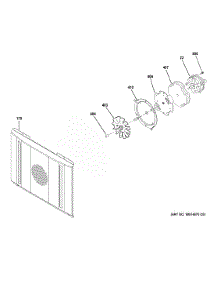 Convection Fan parts for Ge Range CGY366P2M1S1 from AppliancePartsPros.com