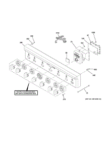 Control Panel parts for Ge Range C2Y366P3M1D1 from AppliancePartsPros.com