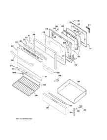 Door & Drawer Parts parts for Ge Range JGB635REK3SS from AppliancePartsPros.com