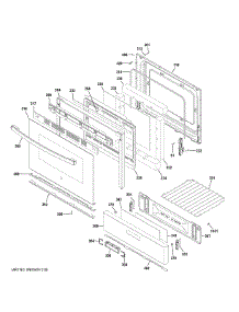 Door & Drawer Parts parts for Ge Range JGBS60DEK4CC from AppliancePartsPros.com