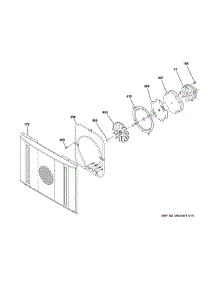 Convection Fan parts for Ge Range C2Y366P4M1W2 from AppliancePartsPros.com