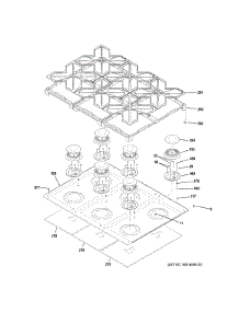 Cooktop parts for Ge Range C2Y366P4M1W2 from AppliancePartsPros.com