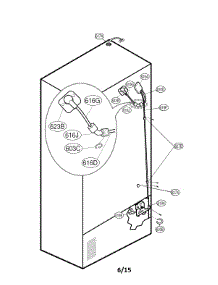 Valve And Water Parts parts for Kenmore Refrigerator 795.71083015 (79571083015, 795 71083015) from AppliancePartsPros.com