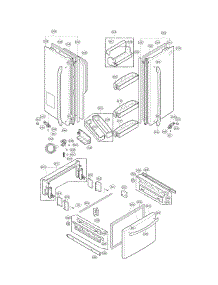 Door Parts parts for Kenmore Refrigerator 795.71083015 (79571083015, 795 71083015) from AppliancePartsPros.com
