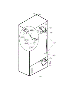 Value And Water Tube Parts parts for Kenmore Refrigerator 795.78503802 (79578503802, 795 78503802) from AppliancePartsPros.com