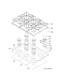 Cooktop parts for Ge Range CGY366SEL1SS from AppliancePartsPros.com