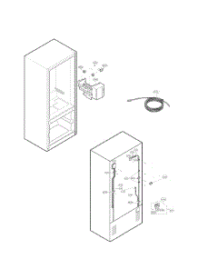 Water And Ice Maker Part parts for Kenmore Refrigerator 795.78343802 (79578343802, 795 78343802) from AppliancePartsPros.com