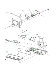 Compressor parts for Kenmore Refrigerator 596.76589500 (59676589500, 596 76589500) from AppliancePartsPros.com