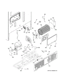 Machine Compartment parts for Ge Refrigerator PFE28KSKCSS from AppliancePartsPros.com