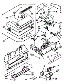 Nozzle And Motor Parts parts for Kenmore Vacuum 116.3471290 (1163471290, 116 3471290) from AppliancePartsPros.com
