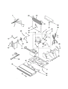 Unit parts for Kenmore Refrigerator 596.76583602 (59676583602, 596 76583602) from AppliancePartsPros.com