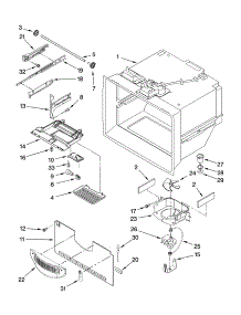 Freezer Liner Parts parts for Kenmore Refrigerator 596.76582602 (59676582602, 596 76582602) from AppliancePartsPros.com