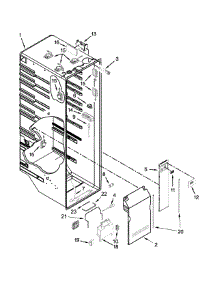 Refrigerator Liner Parts parts for Kenmore Refrigerator 106.51779511 (10651779511, 106 51779511) from AppliancePartsPros.com