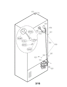 Valve And Water Parts parts for Kenmore Refrigerator 795.72379312 (79572379312, 795 72379312) from AppliancePartsPros.com