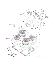 Control Panel & Cooktop parts for Ge Range JBS360RM1SS from AppliancePartsPros.com