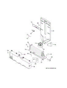 Fresh Food Section parts for Ge Refrigerator GFE28HMKDES from AppliancePartsPros.com