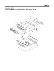 Freezer Parts parts for Kenmore Refrigerator 795.79044312 (79579044312, 795 79044312) from AppliancePartsPros.com
