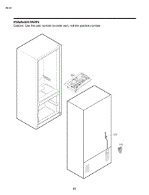 Ice Maker Parts parts for Kenmore Refrigerator 795.79024312 (79579024312, 795 79024312) from AppliancePartsPros.com