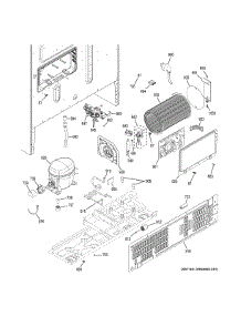 Machine Compartment parts for Ge Refrigerator ZWE23PSHJSS from AppliancePartsPros.com