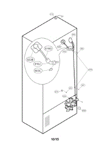 Valve And Water Parts parts for Kenmore Refrigerator 795.74053411 (79574053411, 795 74053411) from AppliancePartsPros.com