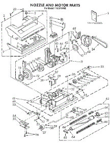 Nozzle And Motor parts for Kenmore Vacuum 116.3916482 (1163916482, 116 3916482) from AppliancePartsPros.com