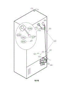 Valve And Water Parts parts for Kenmore Refrigerator 795.74049411 (79574049411, 795 74049411) from AppliancePartsPros.com