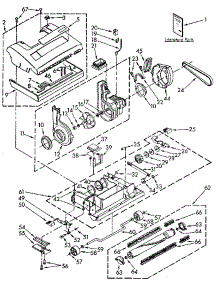 Nozzle And Motor parts for Kenmore Vacuum 116.3937282 (1163937282, 116 3937282) from AppliancePartsPros.com
