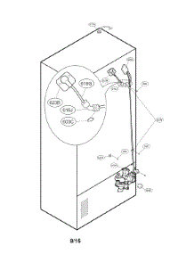 Valve And Water Parts parts for Kenmore Refrigerator 795.74025411 (79574025411, 795 74025411) from AppliancePartsPros.com