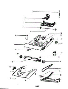 The Hood parts for Kenmore Vacuum 39259 from AppliancePartsPros.com